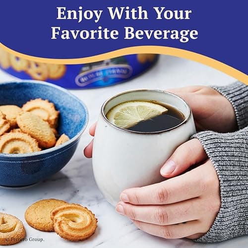 Royal Dansk Danish Butter Cookie Selection, 12 oz Tin – Authentic Assortment of Original Butter Cookies Made with Real Butter, No Preservatives or Artificial Colors, Perfect for Gifting thumbnail 6