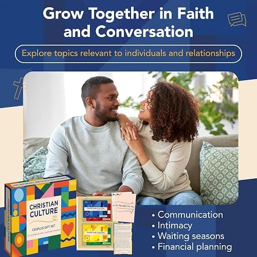 Kulture Games Christian Couples Card Game - 133 Faith-Based Conversation Cards with 2 Gratitude Notebooks + Date Night Adventures - Couples Game for Adults, Wedding Set thumbnail 4