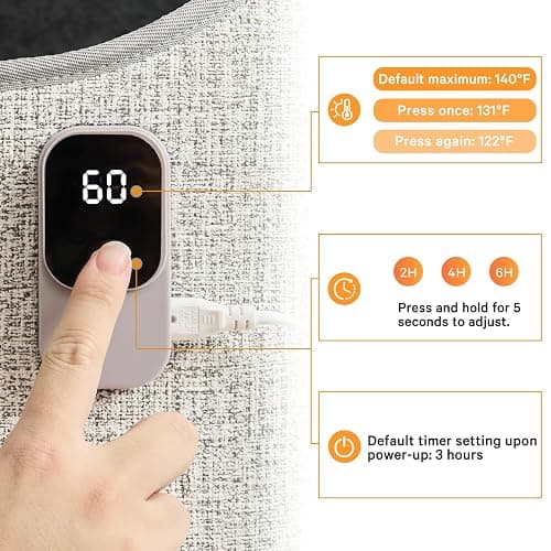 LUCKY GAME Under Desk Heater & Space Heater for Indoor Use,Leg Foot Feet Warmer For Office Home Quiet, Small Portable Personal Office Heater Accessories,Essentials Supplies For Women Men Gifts Medium thumbnail 4