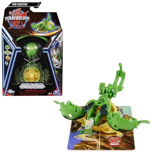 Bakugan, Special Attack Ventri, Spinning Collectible, Customizable Action Figure and Trading Cards, Kids Toys for Boys and Girls 6 and up - Image 1