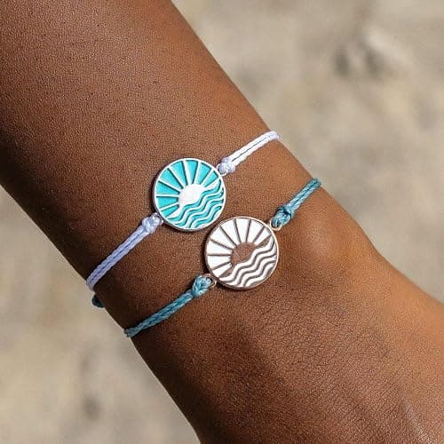 Pura Vida Rose Gold or Silver Sunrise to Sunset Bracelet - Waterproof Band thumbnail 4