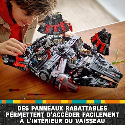 Lego Star Wars The Black Falcon - Collectible Spaceship Set - Buildable Brick Vehicle for Kids - Birthday Gift for Boys, Girls and Fans 75389 thumbnail 4