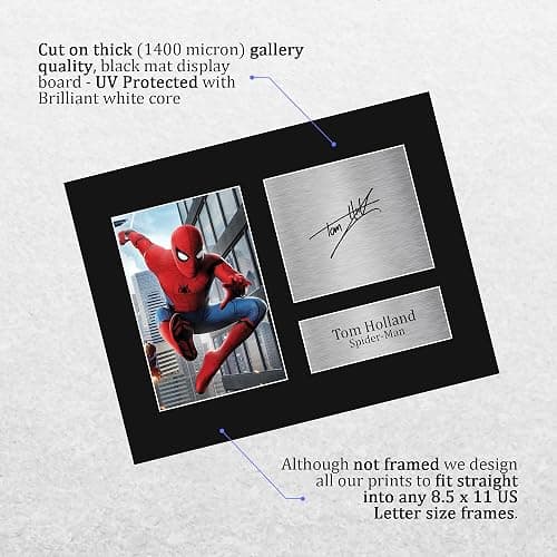 HWC Trading Tom Holland Gift USL Signed Printed Autograph Spiderman Gifts Print Photo Picture Display - US Letter Size thumbnail 3
