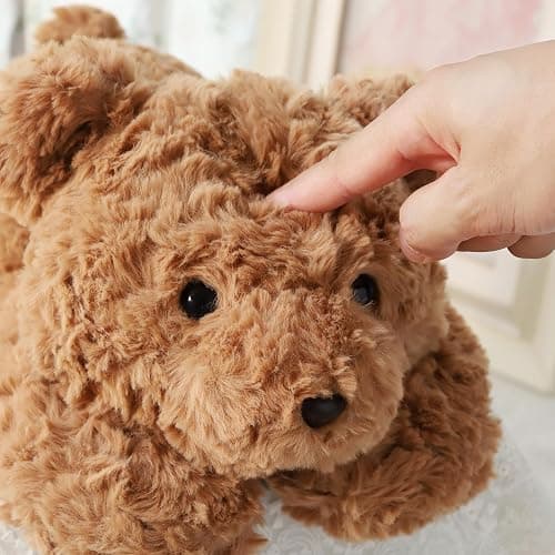 IFX24 10Lbs Weighted Bear Stuffed Animal, 27.5" Sturdy Soft Brown Teddy Bear Plush Toy for Adults, Huggable Companion for Cuddling thumbnail 2