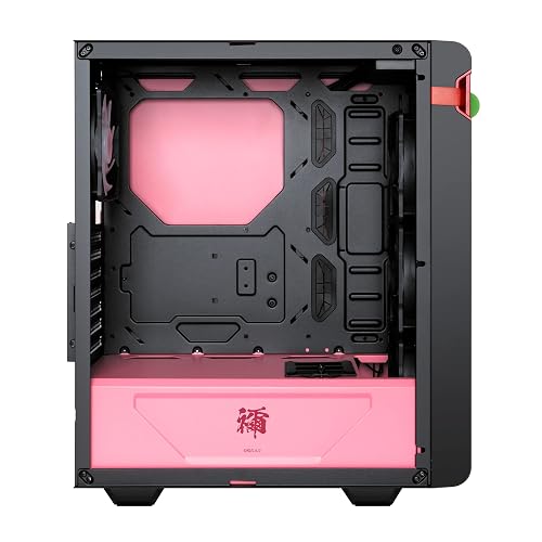 ASUS TUF GT301 NEZUKO Mid-Tower Compact Case Demon Slayer Edition for ATX Motherboards with Honeycomb Front Panel,120mmAura Addressable RBG Fans,Headphone Hanger, and 360mm Radiator Support, 2xUSB 3.2 thumbnail 5