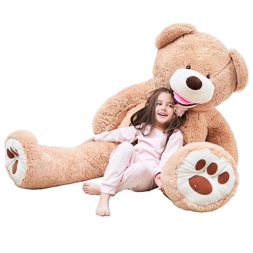 IKASA Giant Teddy Bear Plush Toy Stuffed Animals (Brown, 63 inches) - Image 1