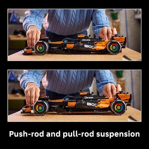 LEGO Technic McLaren MCL39 F1 Car Building Set for Adults - Room or Office Decor for Men & Women, Ages 18+ - F1 Gifts for Fans - Authentic Details - 42228 thumbnail 3