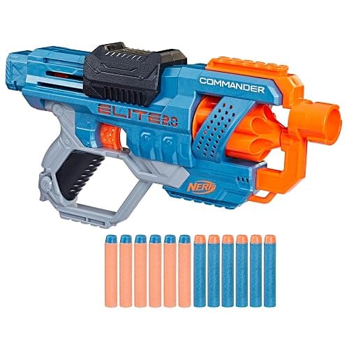 NERF Elite 2.0 Commander RD-6 Dart Blaster, 12 Darts, 6-Dart Rotating Drum, Outdoor Toys, Ages 8 and Up - Image 1