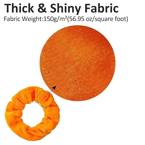 ADRIONE Velvet Scrunchies for Women, Girls & Kids 60 Bulk Pack, Soft Hair Scrunchie Hair Ties Scrunchy for Thick, Curly, Medium, Thin, Fine Hair, No Damage & Non Slip, Colorful Hair Accessories thumbnail 5