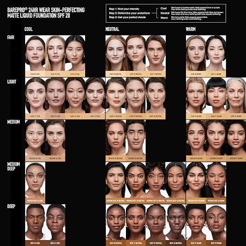 bareMinerals Barepro Performance Wear Liquid Foundation SPF 20, Breathable Makeup for Face, Full Coverage, 24HR Wear, Natural Matte Finish, Vegan thumbnail 5