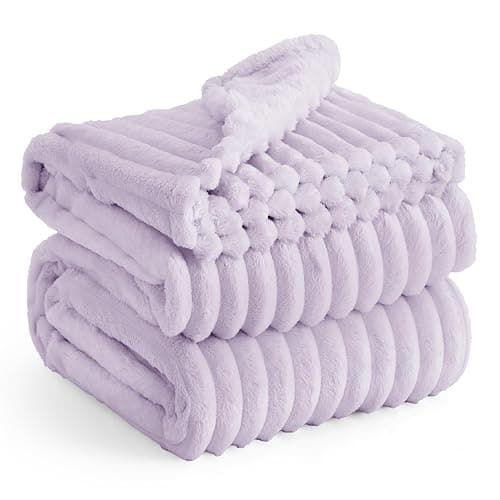 Bedsure GentleSoft Lavender Fog Full Blanket for Bed - Cozy Soft Blankets for Women, Cute Large Throws for Girls, 84x90 Inches - Image 1