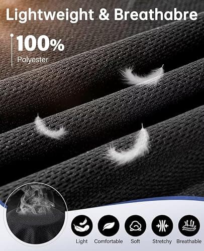 OCYMA Boys Sweatpants with Zip Pockets 5Pack Athletic Pants Mesh Joggers for Boys 5-24 thumbnail 6
