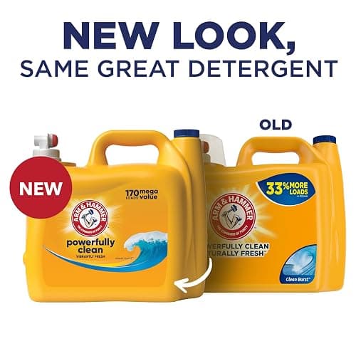 ARM & HAMMER Liquid Laundry Detergent, Clean Burst Fresh, 170 fl oz, 170 Loads thumbnail 2