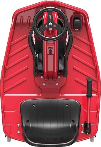 Razor Crazy Cart - 24V Electric Drifting Go Kart - Variable Speed, Up to 12 mph, Drift Bar for Controlled Drifts, One Size, Black/Red thumbnail 8
