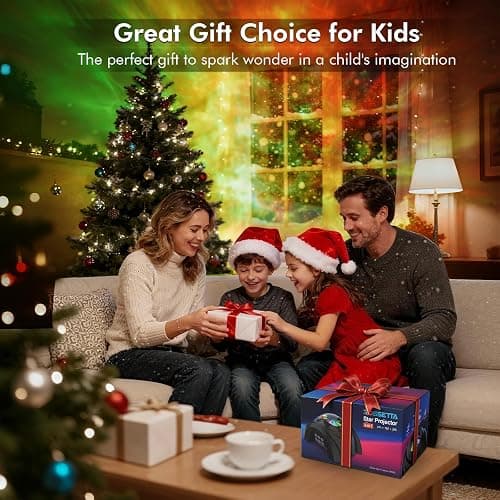 Rossetta Dual Lens Galaxy Projector, 58 Light Effects Star Projector for Bedroom, Night Light Projector with White Noise & Bluetooth Speaker, Remote Timer, Easter Room Decor Gifts for Kids Adult Teen thumbnail 9