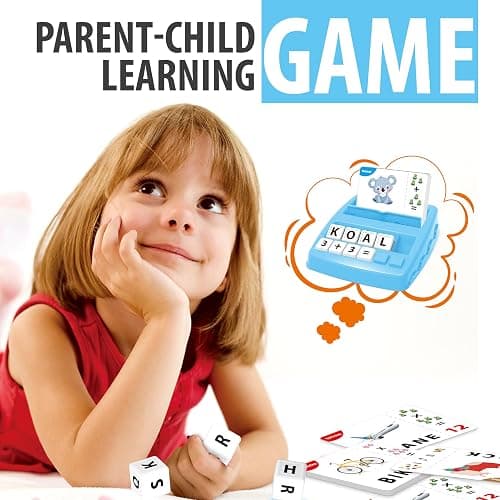 Yolscue Montessori Matching Letter Games,Educational Toys for 3-8 Year Olds Boys Girls,Alphabet Learning Toys for Kids Ages 3-8 Years,Birthday Party Gifts for 3-8 Year Olds Boys Girls(Blue) thumbnail 4