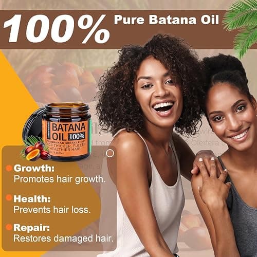 Batana Oil for Hair Growth Dr Sebi, 100% Raw Organic Batana Hair Mask from Honduras, Wild Growth Hair Oil, Scalp Oil Promotes Hair Thickness, Prevents Loss for Men & Women, 4.06 fl oz thumbnail 2