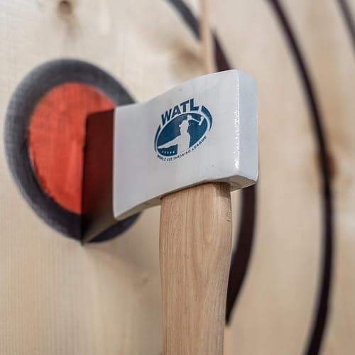 The Competition Thrower: World Axe Throwing League Premium Competition Throwing Axe with Throwing Hatchet Hickory Wooden Handle thumbnail 3