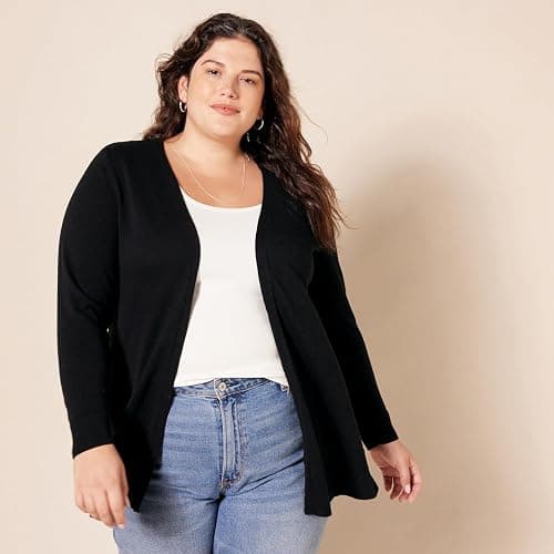 Amazon Essentials Women's Lightweight Open-Front Cardigan Sweater (Available in Plus Size) thumbnail 6