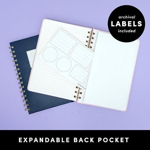 PAPERAGE Lined Spiral Journal Notebook, (Lavender), 160 Pages, Hardcover Journal for Women & Men, Medium 5.5 in x 8 in - 100 GSM, Thick Paper, Spiral Notebook for Work, School & Journaling thumbnail 6