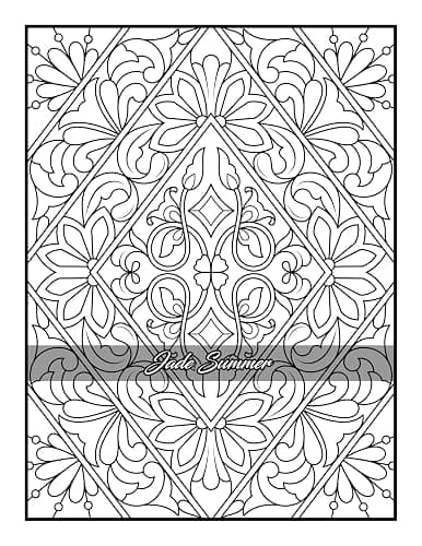 100 Amazing Patterns: An Adult Coloring Book with Fun, Easy, and Relaxing Coloring Pages thumbnail 5