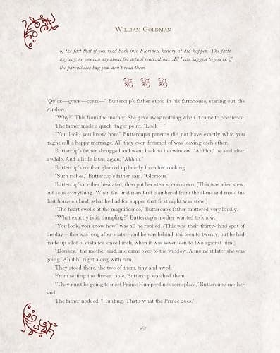 The Princess Bride Deluxe Edition Hc: S. Morgenstern's Classic Tale of True Love and High Adventure thumbnail 5