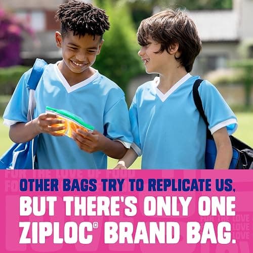 Ziploc Snack Bags for On-the-Go Freshness, Grip 'n Seal Technology for Easier Grip, Open, and Close, 280 Count thumbnail 8