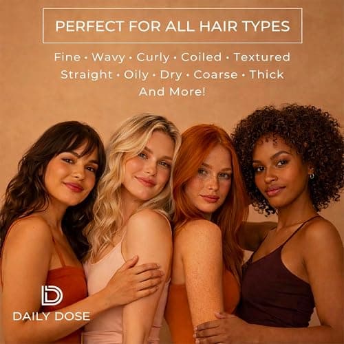 DAILY DOSE Award-Winning Clean Moisture Leave In Conditioner Spray Detangler for Dry, Damaged & Frizzy Hair. Instantly Softens, Smooths & Adds Shine for Kids & Adults. Vegan, Sulfate-Free, Color Safe thumbnail 7