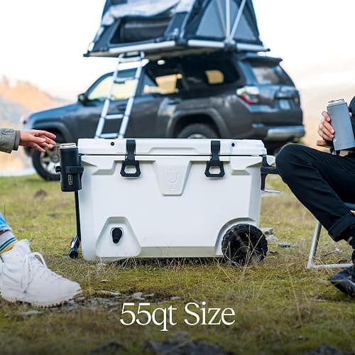 BrüMate BrüTank Wheeled Hard Cooler with Built-in Drink Dispenser Tank and Tap | Perfect for Beach, Tailgating, Drinks, Camping, Sports Games, Parties and More thumbnail 4