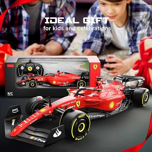 Voltz Toys Authentic Licensed 1:18 Ferrari F1 75 Remote Control Car - F1 Collection RC car Series for Kids and Adults - 2.4GHz RC Car for Gift (1:18 Ferrari F1 75) thumbnail 7