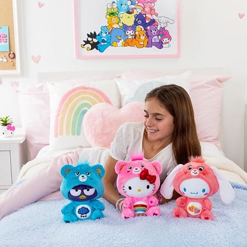 Care Bears - Badtz-Maru Dressed As Grumpy Bear 8" Fun-Size Plush, Blue - Soft, Huggable Bestie! – Good for Girls and Boys, Employees, Collectors, Ages 4+ thumbnail 11