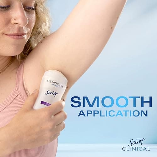 Secret Clinical Strength Antiperspirant Deodorant for Women, 3X Stress Protection, 72hr Sweat & Odor Protection, PH Balancing Minerals, Clear Gel, Clean Lavender Scent, 2.6 oz thumbnail 10
