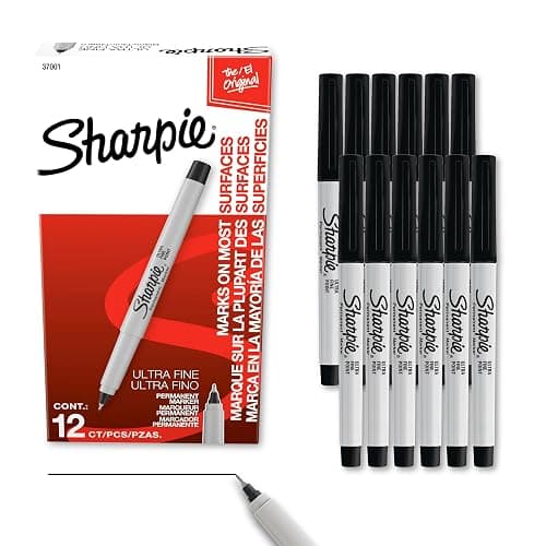 Permanent Markers, Ultra Fine Tip - Image 1