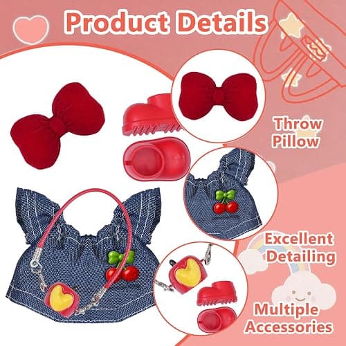 Labubu Cute Doll Clothes for 17 cm Doll Outfits Women Friend Happy Birthday Gift Funny Teen Girl Gifts Trendy Stuff Female Friend Coworker Christmas Xmas Ideas Close BFF Work Unique thumbnail 4