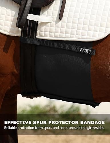 Harrison Howard Horse Belly Guard Body Bandage Wrap Spur Mark Protector Belly Cover Skin Guard Full Size thumbnail 3
