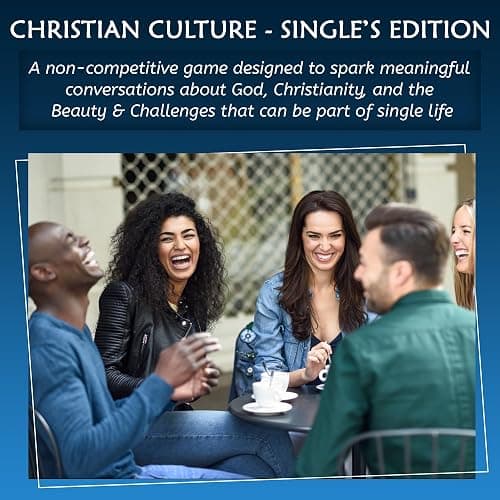 Kulture Games Christian Culture (Singles Edition) - Conversation Starters to Spark Meaningful Discussion Between Christian Singles - Christian Party Game - Thought Provoking Bible Discussion Cards thumbnail 2