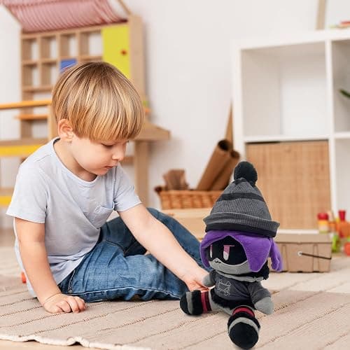 Adenzai: Plush v Toys Plush Doll Cartoon for Fans, Stuffed Doll Gifts Kids Choice Birthday Presents for Kids (Uzi) Cute Halloween Plush Toy thumbnail 7