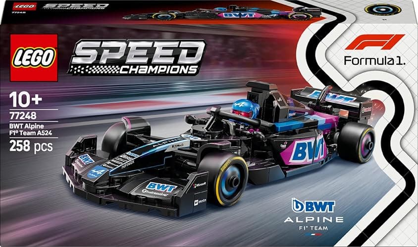 LEGO Speed Champions Voiture F1 BWT Alpine Team A524 - Jeu de Construction avec véhicule de Course - Minifigurine Collector de Pilote de Formule 1 - Maquette pour garçons et Filles dès 10 Ans 77248 thumbnail 8