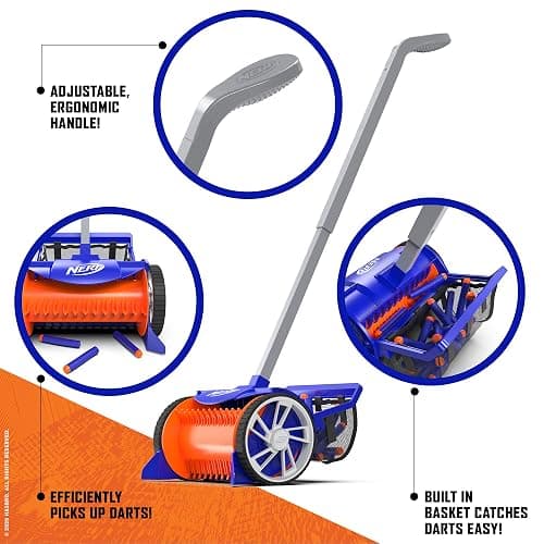 NERF Elite Dart Rover- Picks up 100 Darts! thumbnail 2