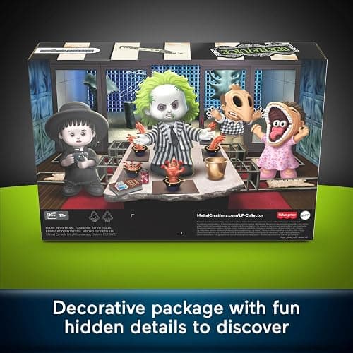 Little People COLLECTOR Beetlejuice Special Edition Set for Movie Fans, 4 Character Figures in a Display Package (Amazon Exclusive) thumbnail 5