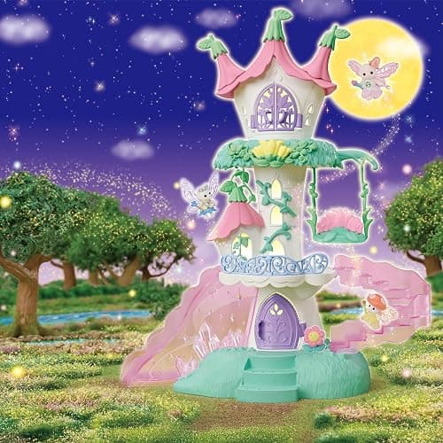 Calico Critters - Fairytale Tower - Fairytale & Fairy Forest Series | Once upon a tower - spiraling storybook floors for royal rescues & enchanted sleepovers, Ages 3+ thumbnail 2