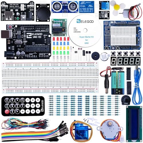 ELEGOO UNO Project Super Starter Kit with Tutorial and UNO R3 Board Compatible with Arduino IDE - Image 1