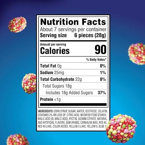NERDS Juicy Gummy Clusters, Strawberry Punch, Juicy and Gummy Candy, 1 Stand Up Bag, for Snacking and Sharing, 7.15 oz thumbnail 10