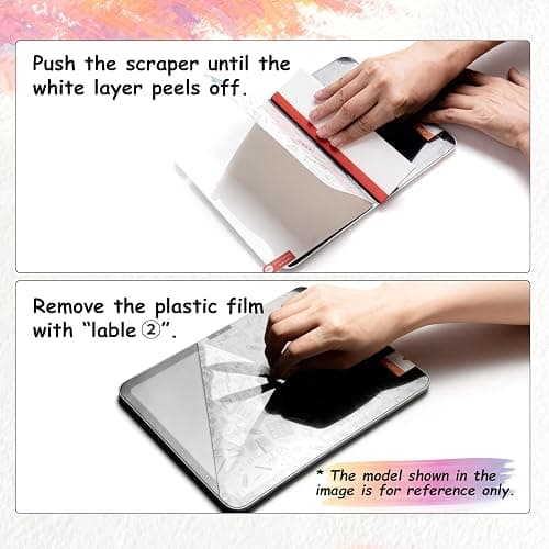 KCT 2 Pack Paperfeel Screen Protector Compatible with iPad A16 11th Generation 2025 11 inch/iPad 10th Generation 2022 10.9 inch & iPad Air 11 inch M3 2025 & M2 2024, Write as Real Paper, Anti Glare thumbnail 3