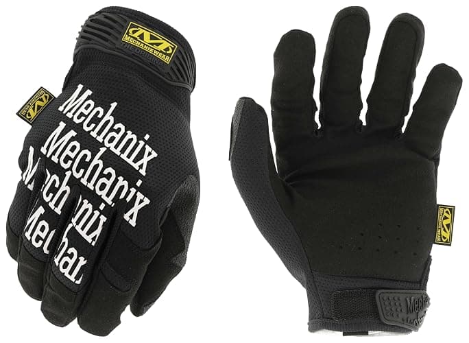 Mechanix Wear Original Work Gloves - Multi-Purpose Outdoor Work Gloves - Secure Fit - Durable & Machine Washable - Breathable & Comfortable - X-Large - Black - Image 1