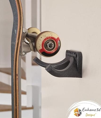 Wall Mount for Skateboard with Modern Design, Hang Your Skateboard, Surfskate or Longboard thumbnail 2