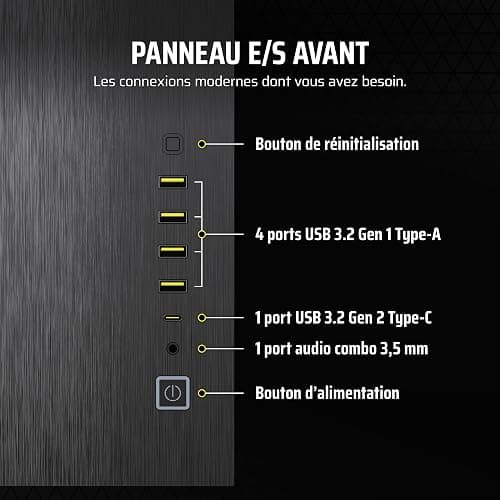 Corsair 6500X Boîtier PC mATX Mid-Tower à Double Chambre – Verre Trempé Panoramique - Connexion Inversée Compatible avec la Carte Mère – Pas de Ventilateurs Inclus – Noir/Obsidienne Aluminium thumbnail 8