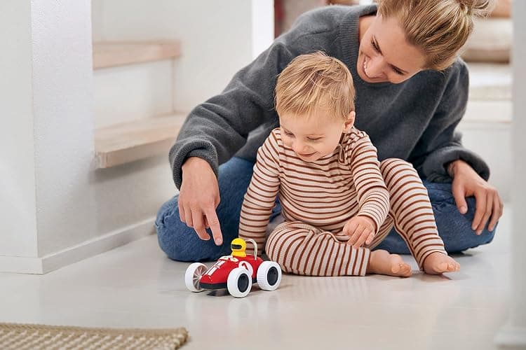 BRIO Infant Toddler 30226 - Push & Go Racer - Classic Race Car with Push and Go Function for for Kids Ages 1 and Up - Push & Go Racer thumbnail 2