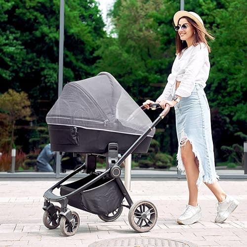 LEMESO Zanzariera universale per carrozzino/navicella thumbnail 8