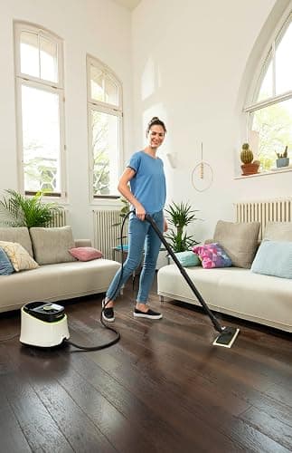 Kärcher SC 3 Deluxe Home Steam Cleaner, 1900W, 3.5 bar, 1L, 75m², Heats in 30s, Includes Floor Cleaning Kit, Descaling Cartridge, Nozzles, White thumbnail 5